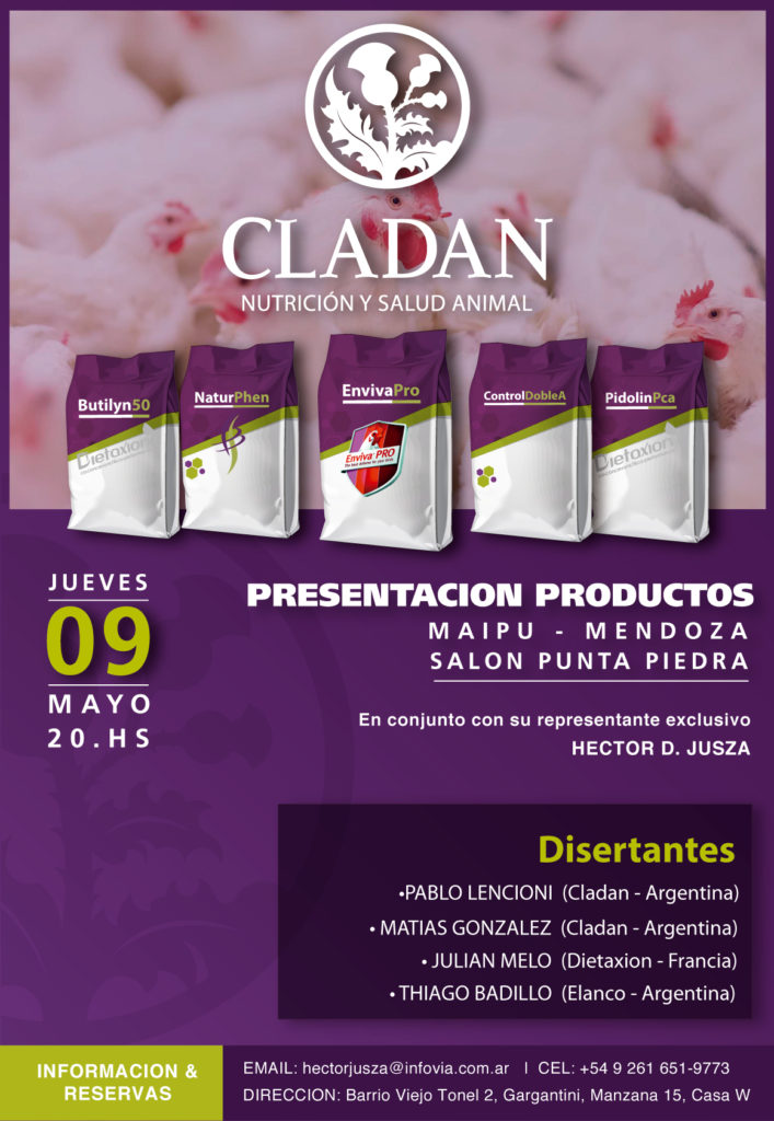 Productos de nutrición y salud animal Cladan